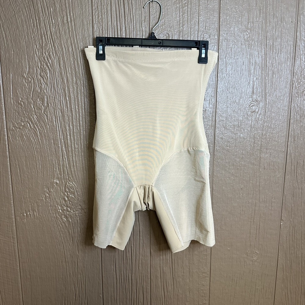 HONEYLOVE Super Power Shorts Shapewear All Over Sculpt in Sand Sz M Slimming